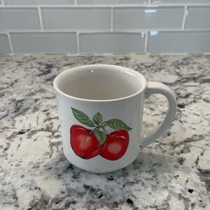 Vintage Apple Design White Mug